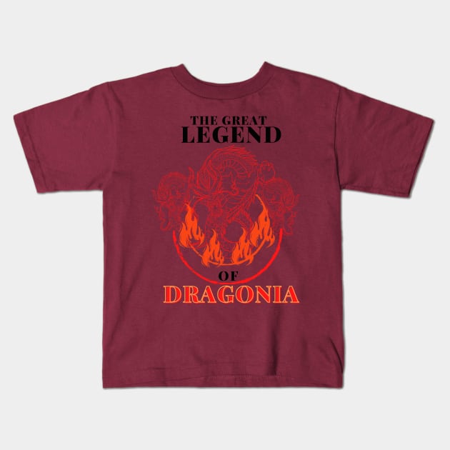 The great legend of dragonia, kobold press Kids T-Shirt by Lovelybrandingnprints